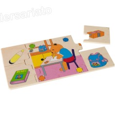 Rompecabezas asociativo osito (en caja) 2
