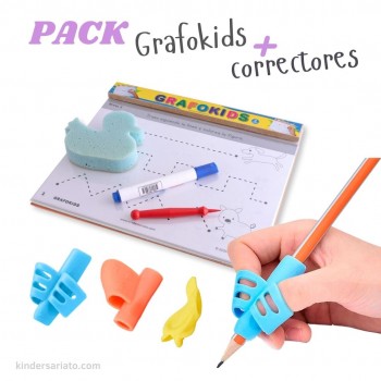 Tablero Grafokids + Correctores de lápiz
