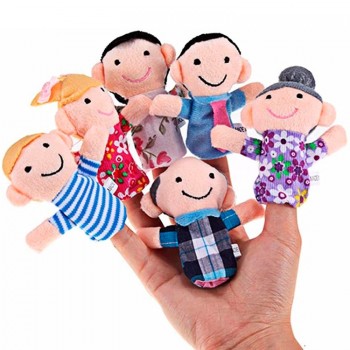 Títeres de dedo - La familia (6 piezas)