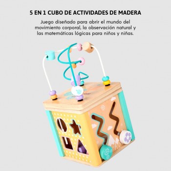 Cubo didáctico 5 en 1 2