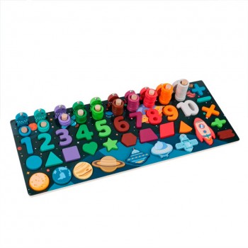 Tablero Montessori escalera de peces (Universo) 2