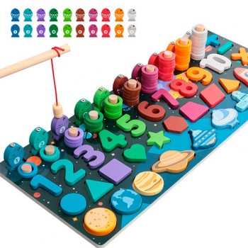 Tablero Montessori escalera de peces (Universo)