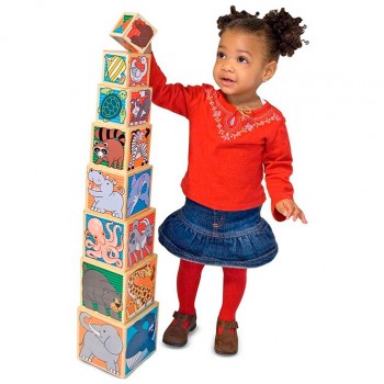 Cubos para encajar X 8 (Wooden animal nesting blocks) 2