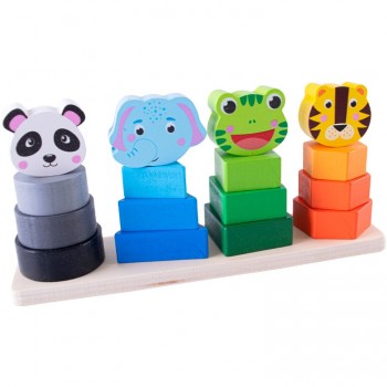 Torre animales salvajes x 4 2