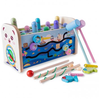 Banca de martillar Ratón (xilófono y pesca) 2