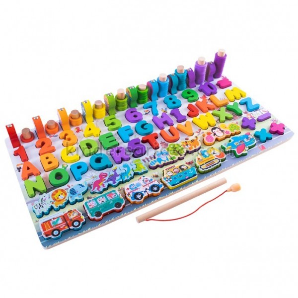 Tablero Montessori medios de transporte (Preeschool toys)