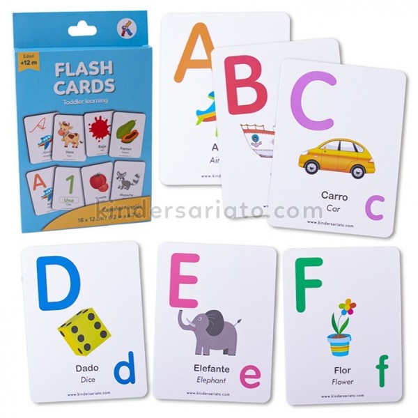 Flash cards abecedario imprenta x 26