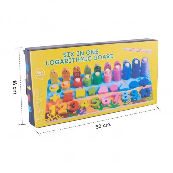 Tablero Montessori  6 en 1 (six in one logarithmic board) 2