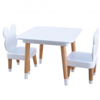 Mesa osito + 2 Sillas (50 x 50 cm.)
