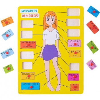 Encajable las partes de mi cuerpo (mujer)