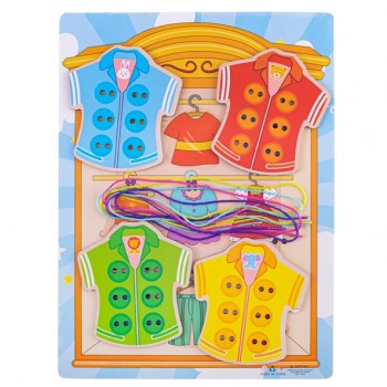 Tablero para coser - enhebrado Montessori,  costura.