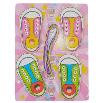 Tablero para coser - enhebrado Montessori,  costura. 2