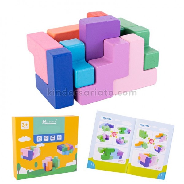 Cubo Soma - Juego de tetris en 3D, atención, concentración, tridimensional
