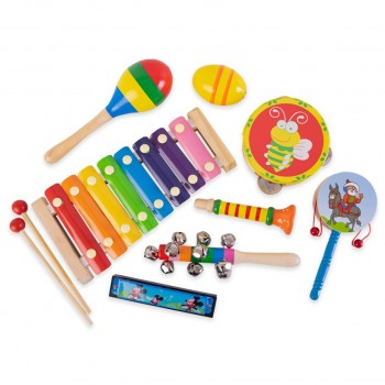 Kit musical x 8 piezas en caja