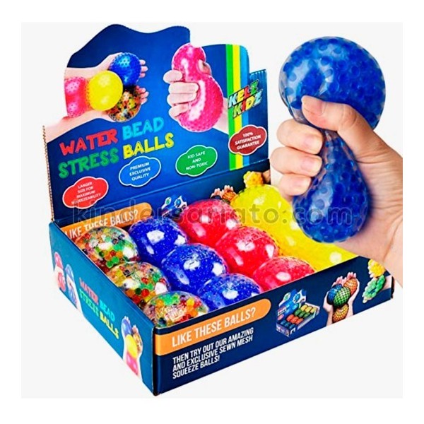 Pelota squish ball bolitas de agua - water beads (unidad)