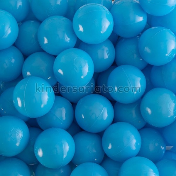 Paquete 250 pelotas celestes - Bolas para piscina, sin ftalatos, sin BPA, sin PVC, no tóxico