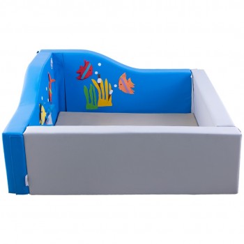 Piscina de pelotas - Paredes altas Azul 2