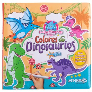 Libro para colorear - libro de pintura reutilizable, 4 marcadores 2