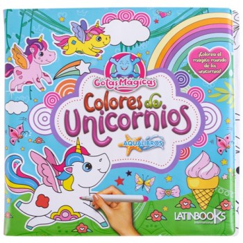 Libro para colorear - libro de pintura reutilizable, 4 marcadores