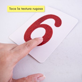 Números de lija - tarjetas texturizadas (28 tarjetas) 2