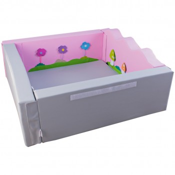 Piscina infantil de bolas para niños, 450 piezas, color rosa