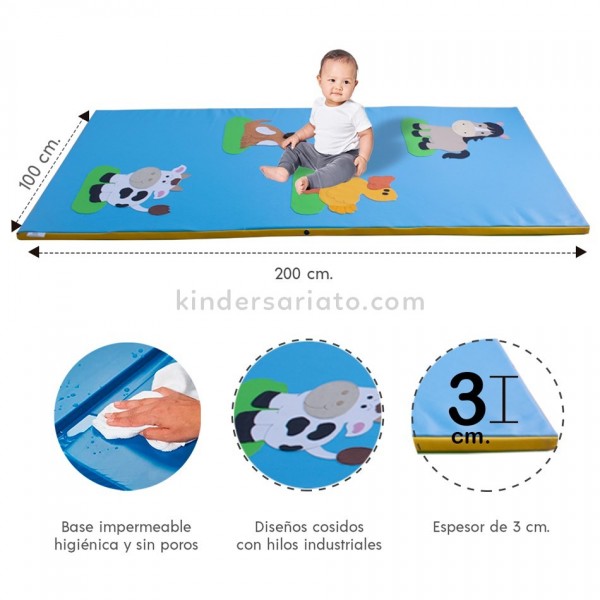 Colchoneta de gateo - Animales domésticos (Modelo 2)