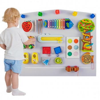Panel sensorial Montessori (90 x 80) - Busy board,... 2