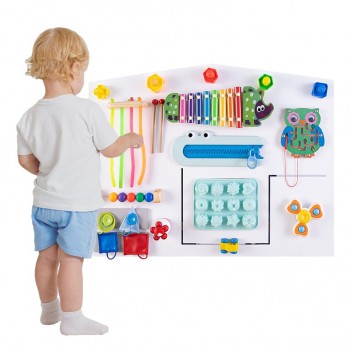 Panel sensorial Montessori (80 x 60) - Busy board,... 2