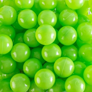 Paquete 250 pelotas verde limón - Bolas para piscina, sin ftalatos, sin BPA, sin PVC, no tóxico