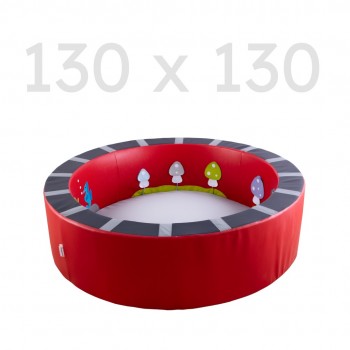 Piscina redonda Roja (130 cm diámetro)
