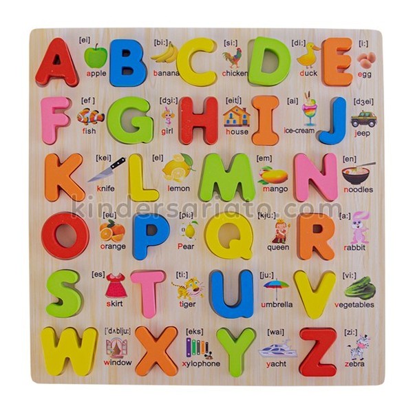 Encajable abecedario x 26 - Alfabeto...