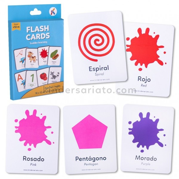 Flashcards colores y formas x 25