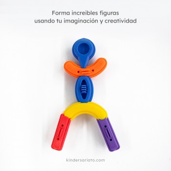 Lego Figuras Curvas Ranuradas (43 piezas) 2