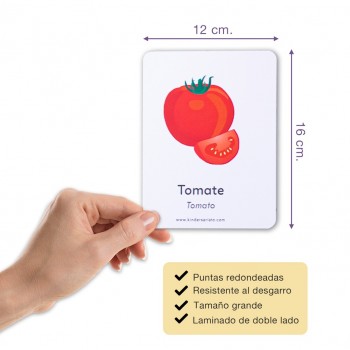 Flashcards Vegetales x 25 2