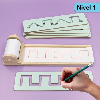 Plantillas de patrones básicos preescritura - Nivel 1