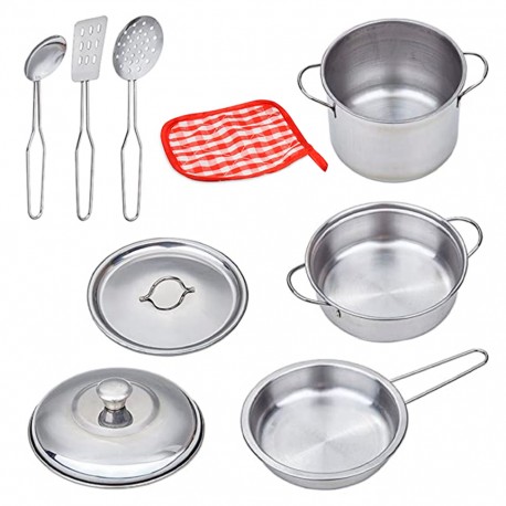 Juego de cocina - Versión real x 9 piezas