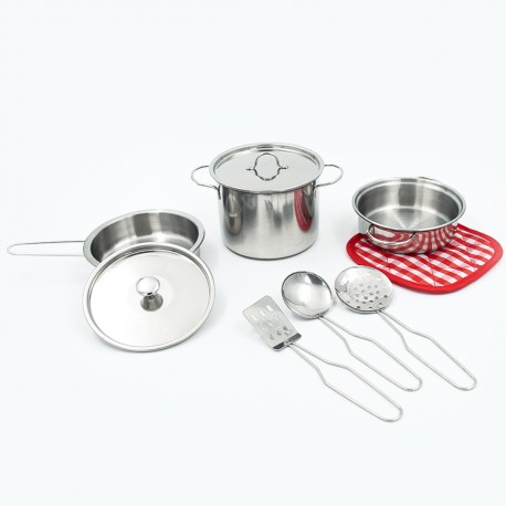 Juego de cocina - Versión real x 9 piezas