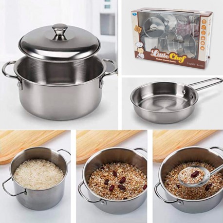 Juego de cocina - Versión real x 9 piezas