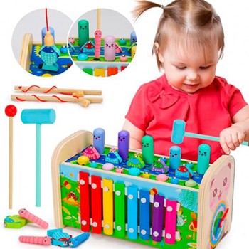 Banca de martillar Ratón (xilófono y pesca)