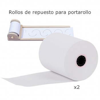 Rollos de papel Bond repuesto - 2 unidades 2