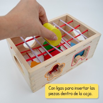 Caja de ligas y encajable para bebes - Clasificador de... 2