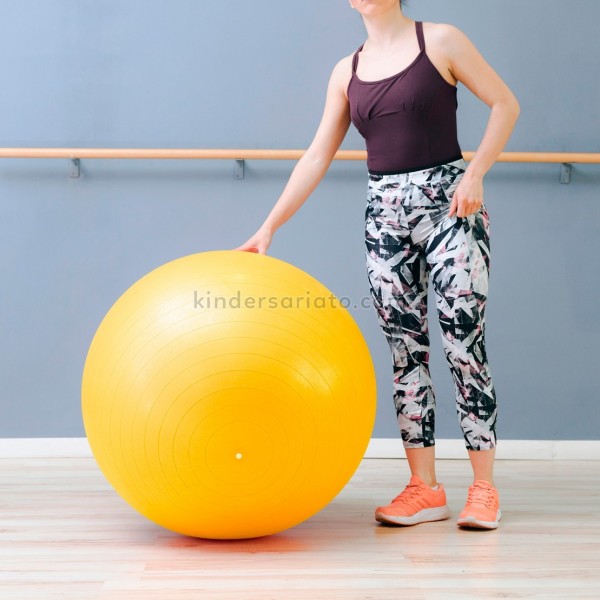 Balon de terapia (diametro 50-60 cm) - Fitball, pelota de fitness, estabilidad, rehabilitación, ejercicio, equilibrio