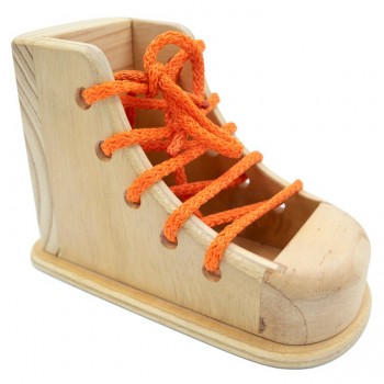 Bota de amarre montessori