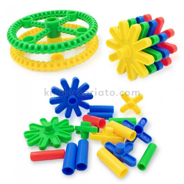 Lego Tubos y ruedas (70 piezas)