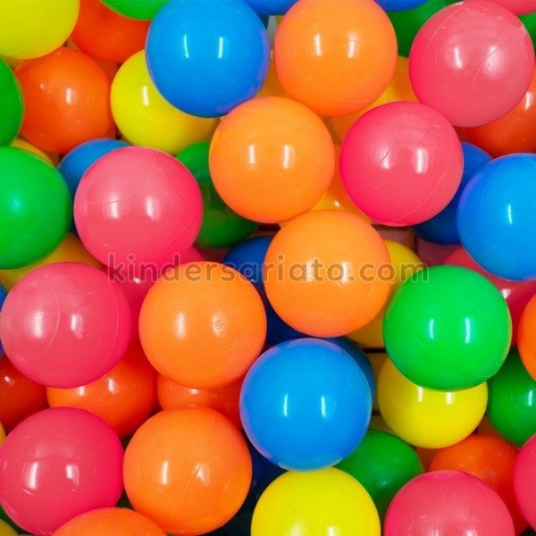 Paquete 200 pelotas multicolor - Bolas para piscina, sin ftalatos, sin BPA, sin PVC, no tóxico