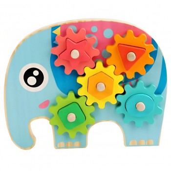 Juguete de engranaje elefante