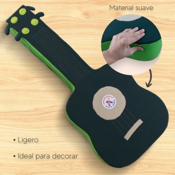 Pouffe de Guitarra - Sillón, asiento acolchado 2