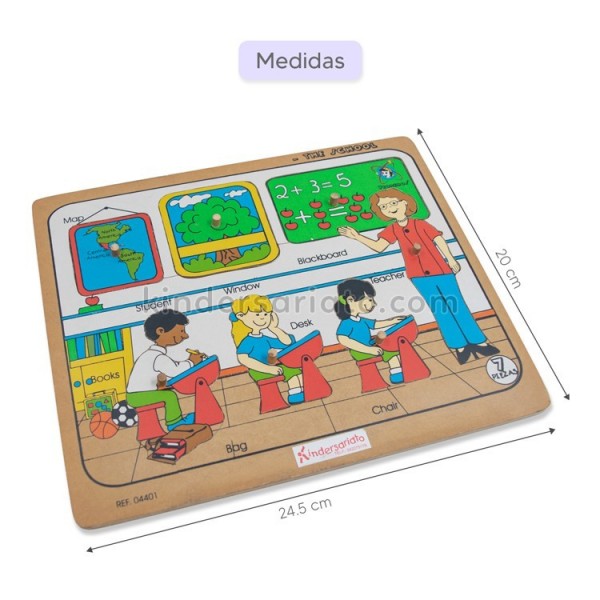 Rompecabezas de madera para niños de 3 a 5 años, paquete de 6 unidades de  30 piezas coloridos de aprendizaje educativo preescolar, juego de regalo
