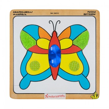 Rompecabezas Texturizado Mariposa (17 piezas)
