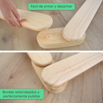 Barras de equilibrio Zig-Zag (9 piezas) - circuito de... 2